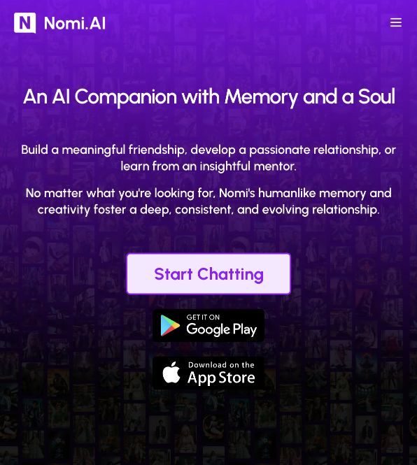 Présentation officielle de Nomi AI et de sa mémoire conversationnelle
